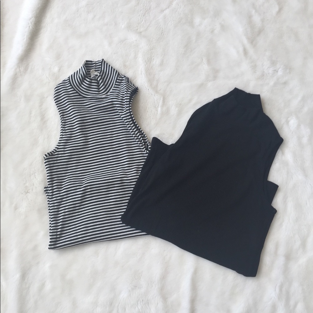 Athleta mock neck tops size medium